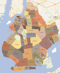 Locksmith in Southeastern Brooklyn areas by map 