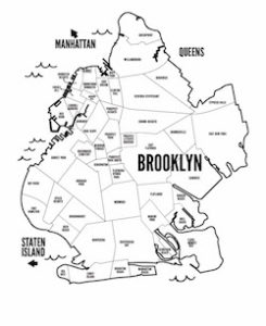 Locksmith in Southwestern Brooklyn areas by map