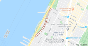 Riverside Blvd New York NY 10069 by map