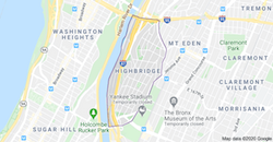 Highbridge The Bronx areas by map
