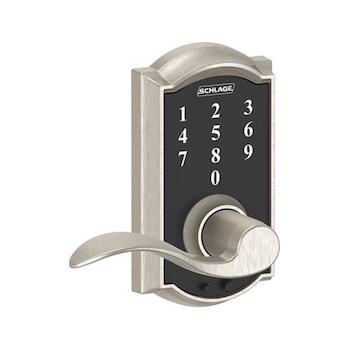 Keyless lever handle lock 