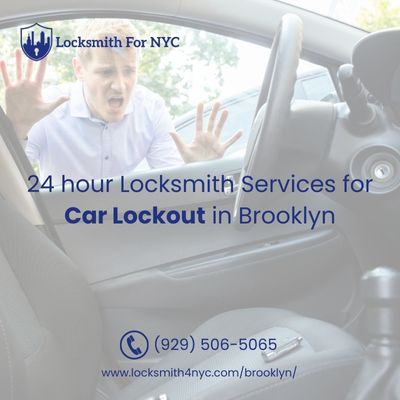 24 hour Locksmith Services for Car Lockout in Brooklyn