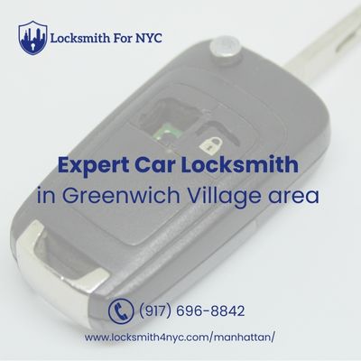 Expert Car Locksmith in Greenwich Village area