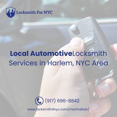 Local Automotive Locksmith Services in Harlem, NYC Area