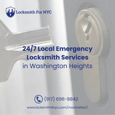24/7 Local Emergency Locksmith Services in Washington Heights