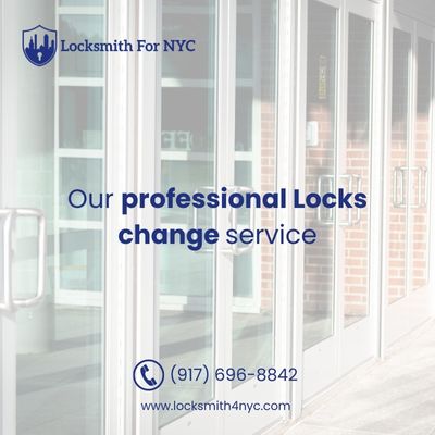 Our professional Locks change service