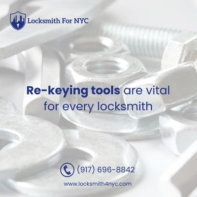 Re-keying tools are vital for every locksmith