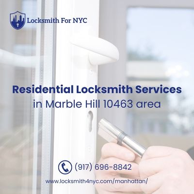 Residential Locksmith Services in Marble Hill 10463 area