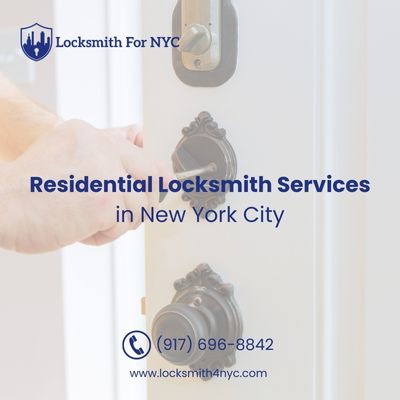 Residential Locksmith Services in New York City