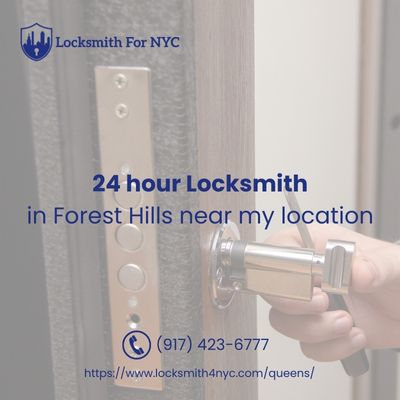 24 hour Locksmith Forest Hills near my location