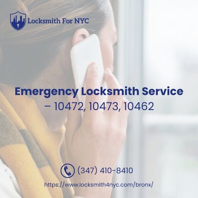 Emergency Locksmith Service – 10472, 10473, 10462
