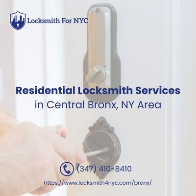 Residential Locksmith Services in Central Bronx, NY Area